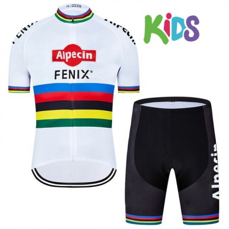 Tenue Cycliste et Cuissard 2020 Alpecin-Fenix Enfant N003